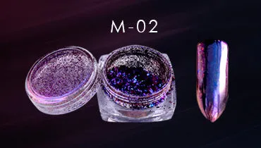 1Box 0.2g Chameleon Colorful Powder Nail Glitter Polish Mirror Powder Vtirka New DIY Nail Art Beauty Nail Art Pigment