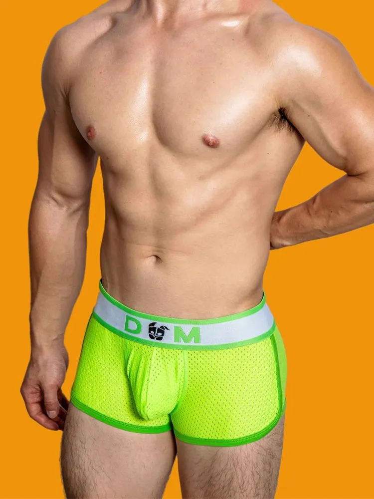 2 Pack Men's Fashionable Low-Rise Zipper Trunks