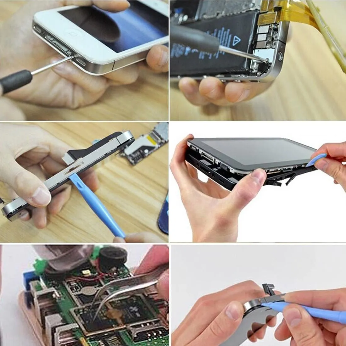 60-piece Mobile Phone Repair Tool Kit with Sim Card Adapter Set