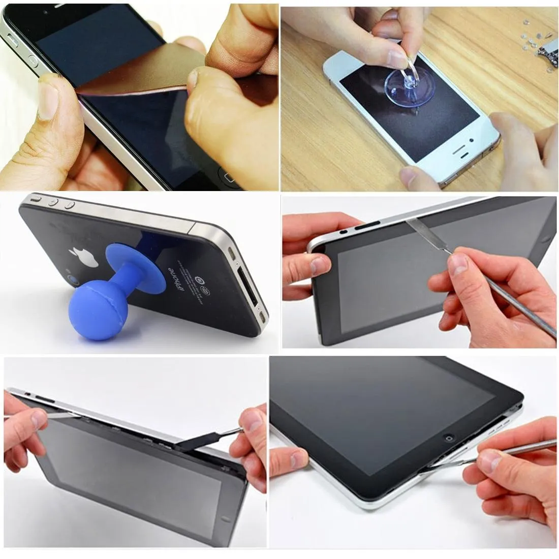 60-piece Mobile Phone Repair Tool Kit with Sim Card Adapter Set