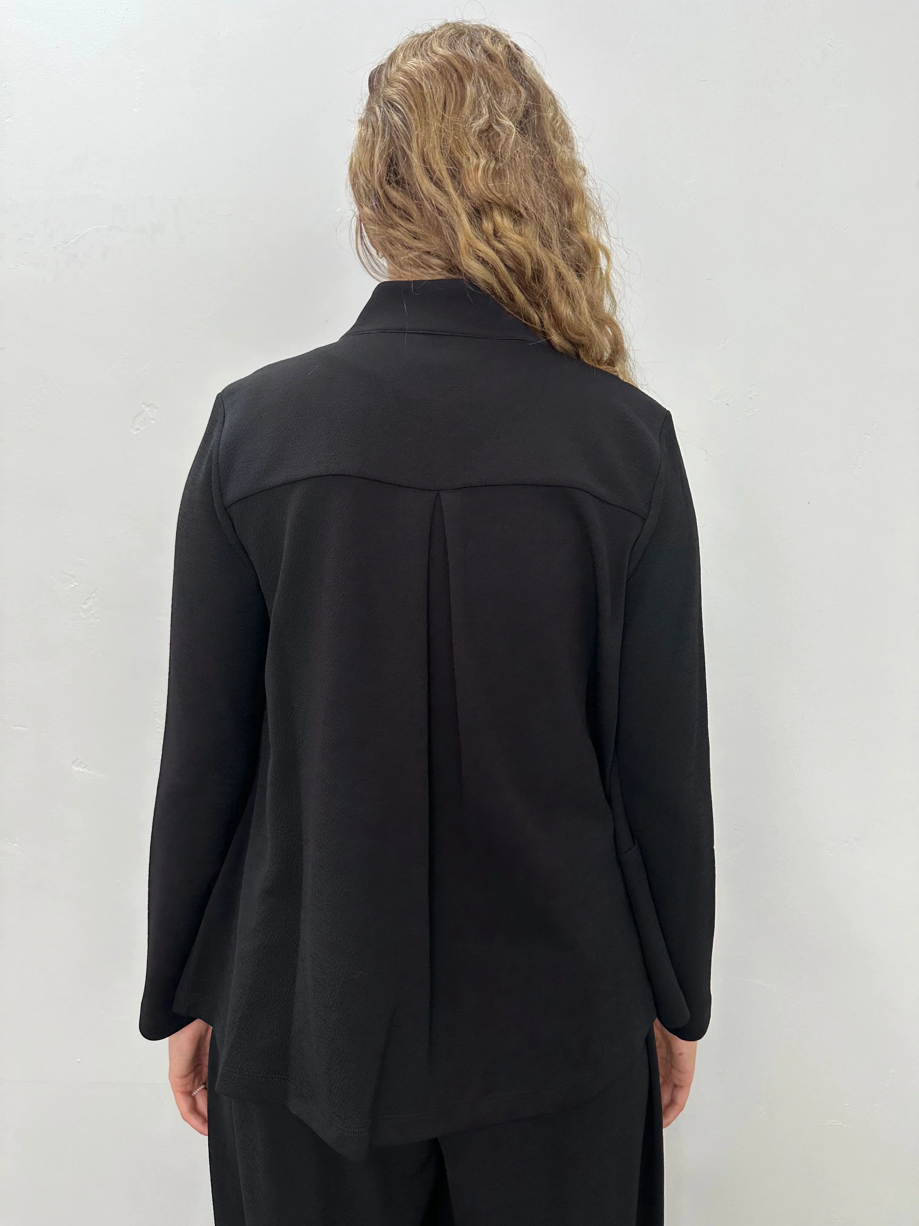 Black Monroe 4 Button Jacket