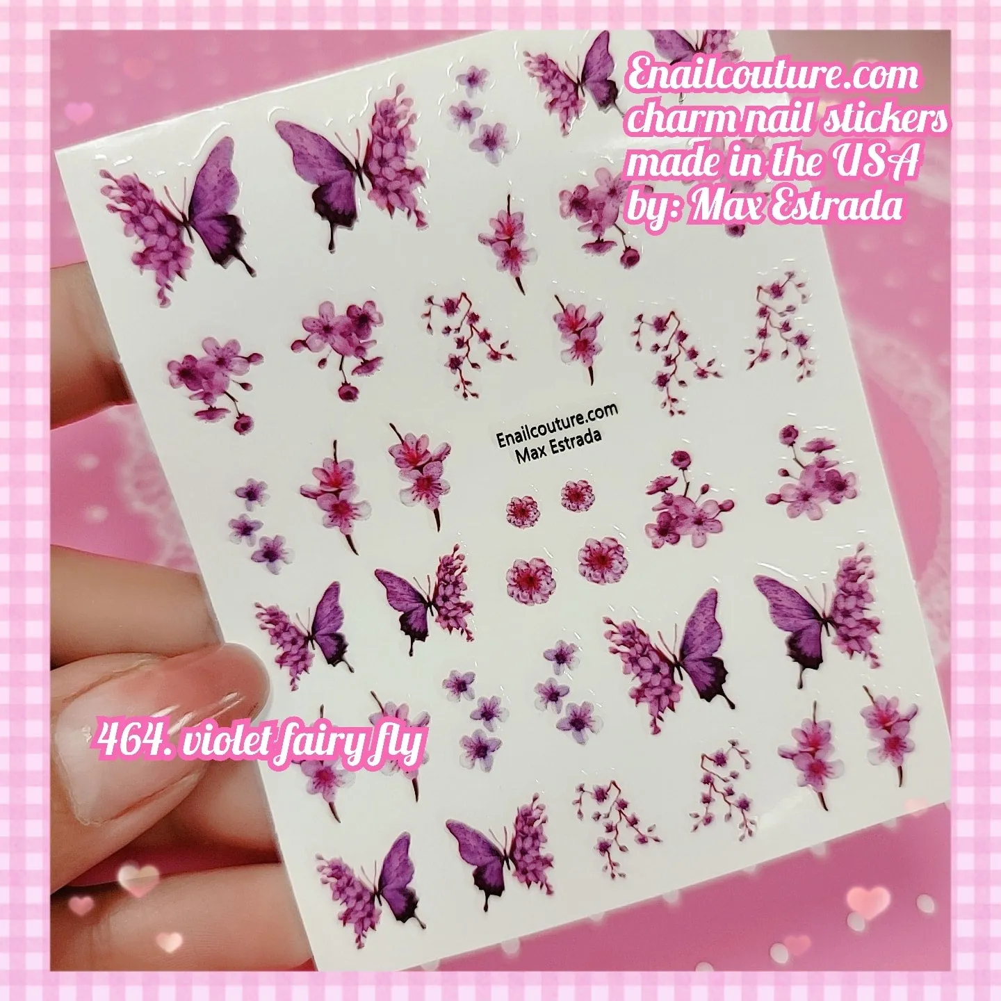 Charm Nail Sticker, Page 5 (flat & 3D Self-AdhesiveNail Decals Leaf Nail Art Stickers Colorful Mixed Nail Decorations)