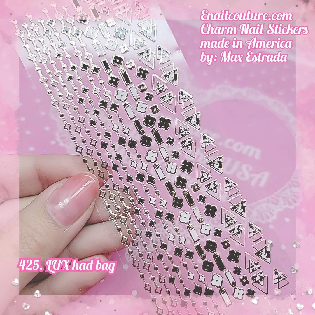 Charm Nail Sticker, Page 5 (flat & 3D Self-AdhesiveNail Decals Leaf Nail Art Stickers Colorful Mixed Nail Decorations)