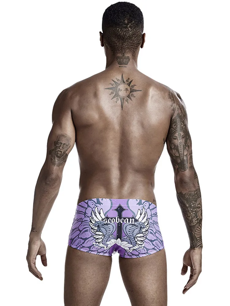 Colorful Quick Dry Swimming Briefs for Men