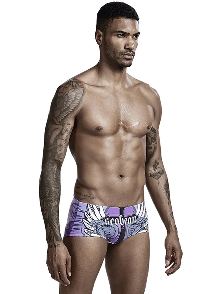 Colorful Quick Dry Swimming Briefs for Men