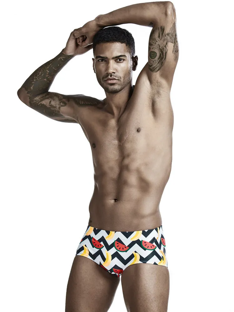 Colorful Quick Dry Swimming Briefs for Men