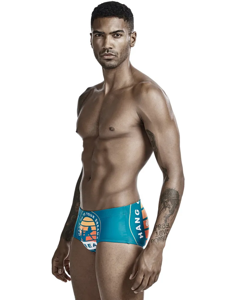 Colorful Quick Dry Swimming Briefs for Men