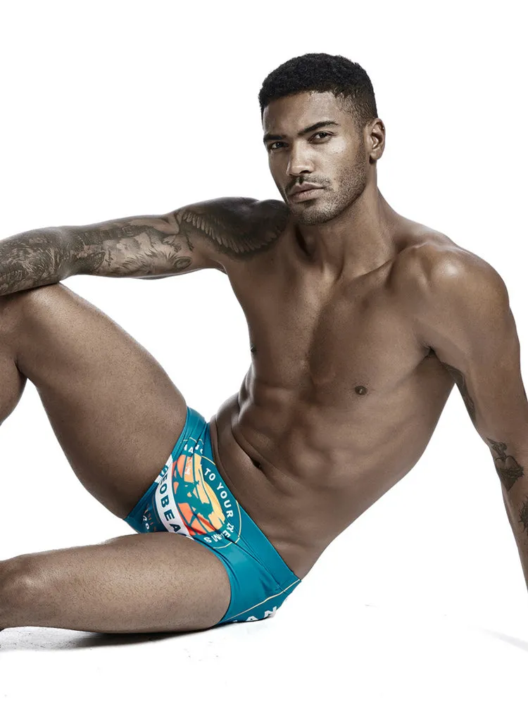 Colorful Quick Dry Swimming Briefs for Men