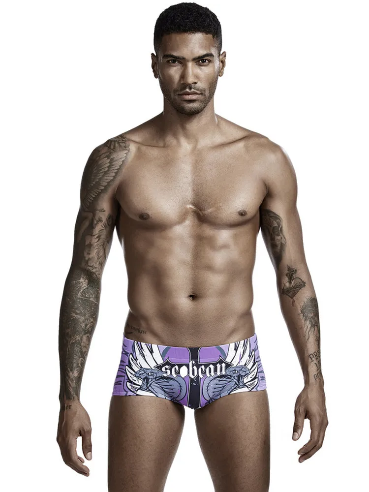 Colorful Quick Dry Swimming Briefs for Men