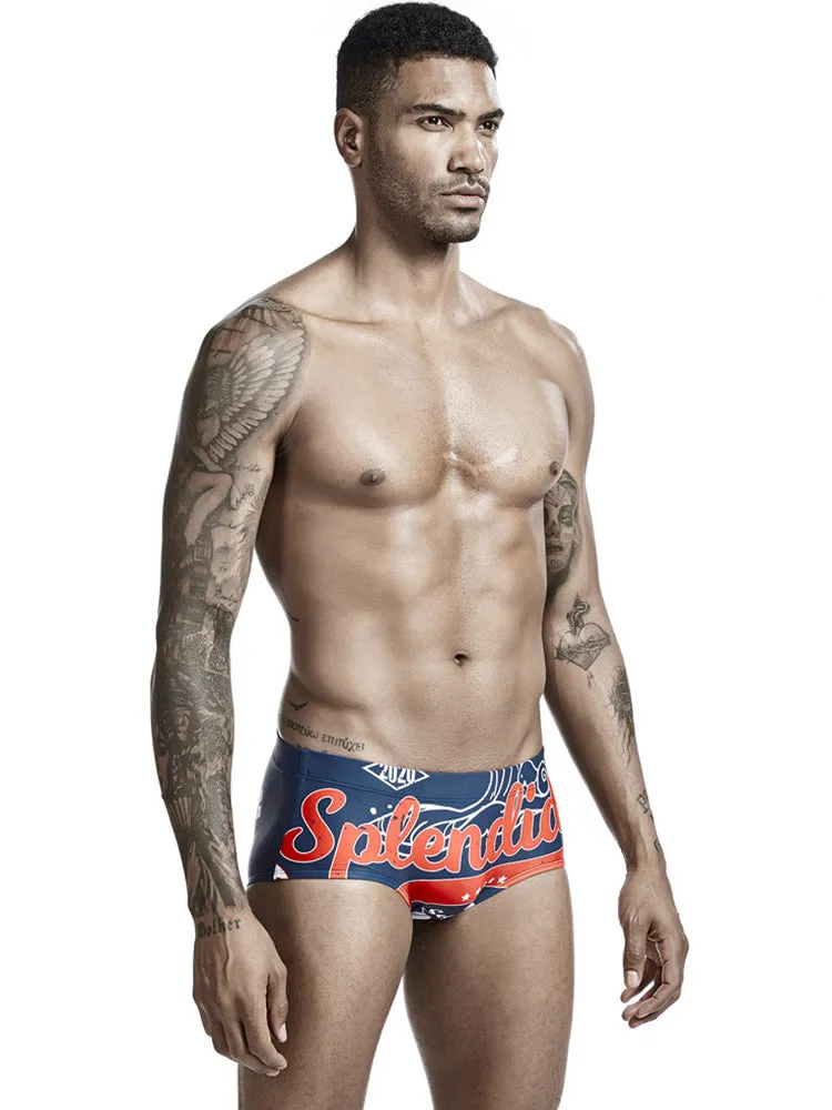 Colorful Quick Dry Swimming Briefs for Men