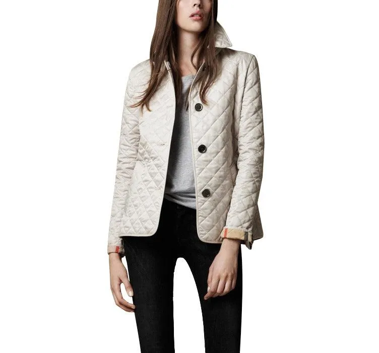 Fashionable Temperament Lapel Single-breasted Slim-fit Warmth