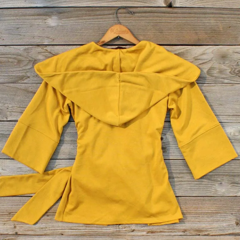 Flyaway Hoodie in Mustard