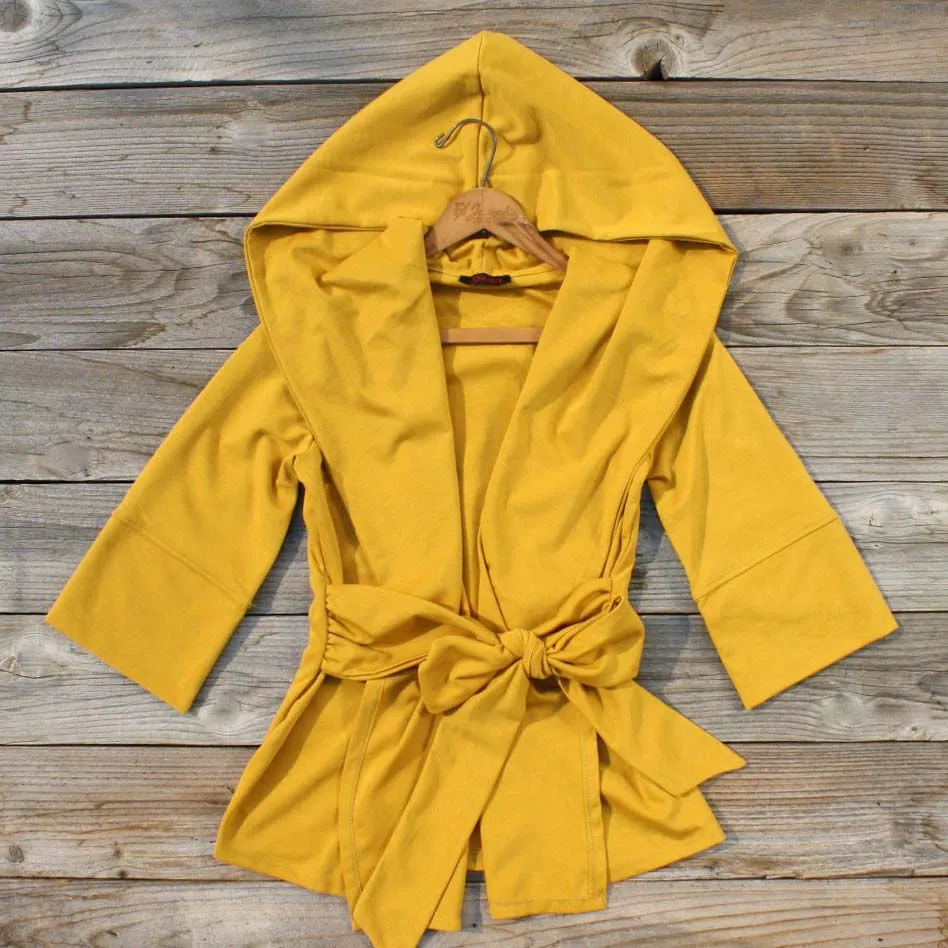 Flyaway Hoodie in Mustard