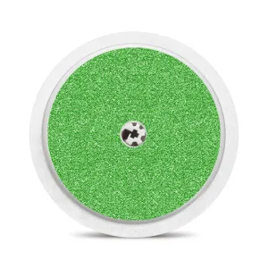 Freestyle Libre 1 & 2 sensor sticker: Green glitter print