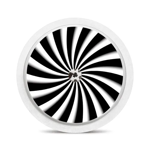 Freestyle Libre 1 & 2 sensor sticker: Optical illusions