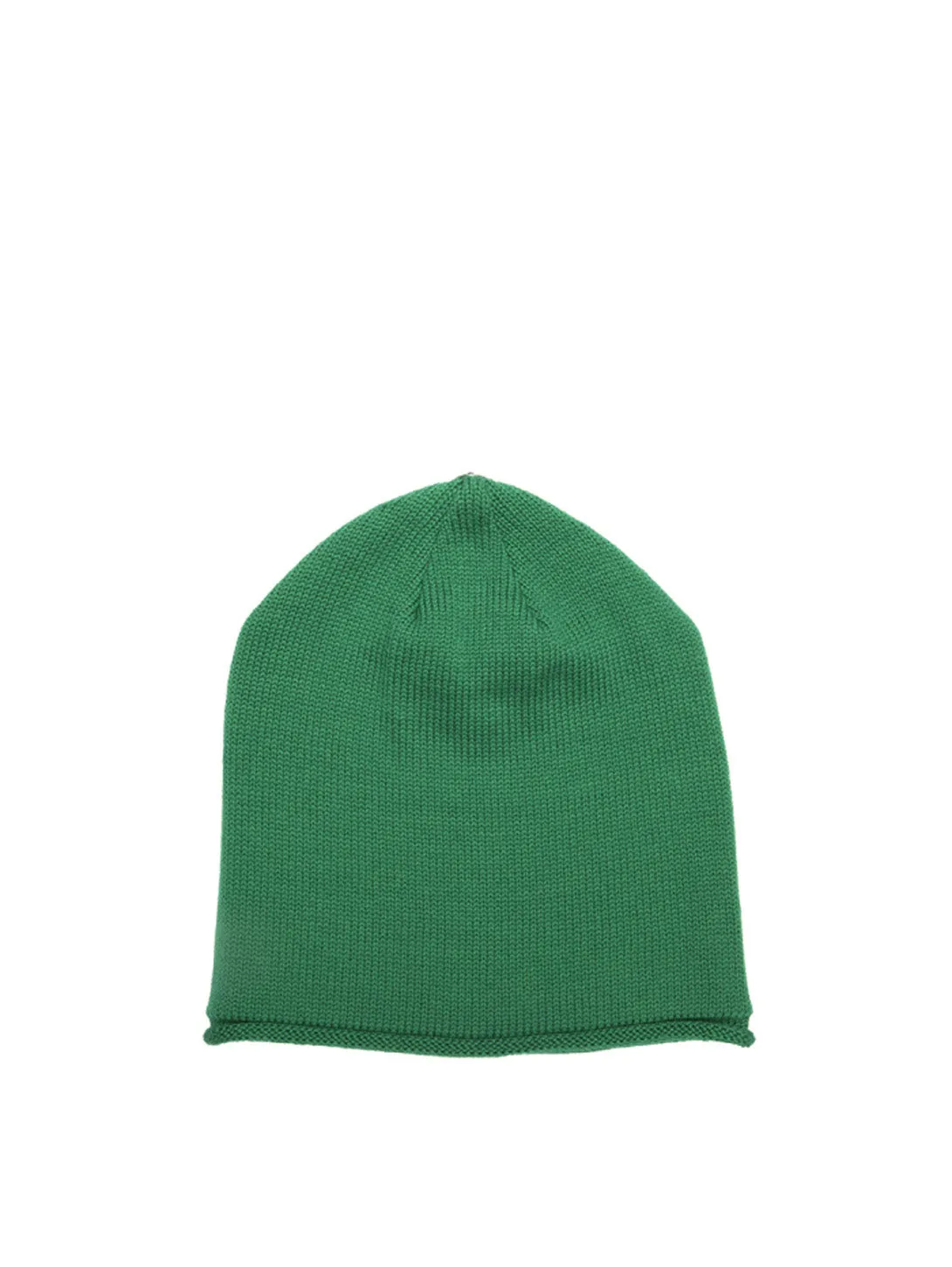 Glossy Knit Hat - Bottega Green
