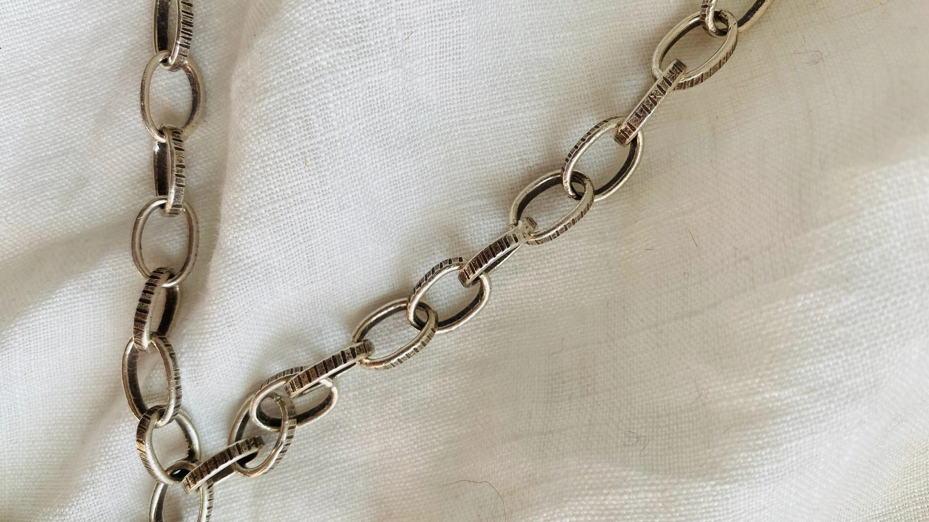 Labradorite and Silver Pendant Necklace. Sterling Silver Chain. 1231