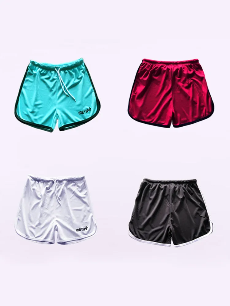 Men's Quick Dry Mesh Elastic Drawstring Shorts