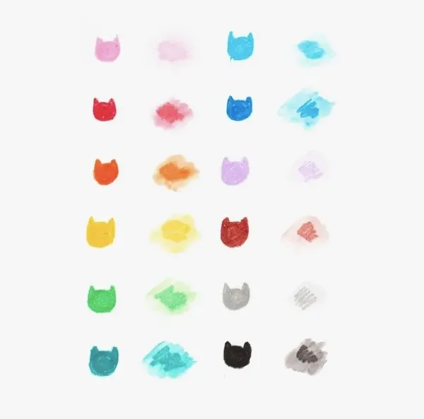 OOLY - Cat Parade Gel Crayons - Set of 12