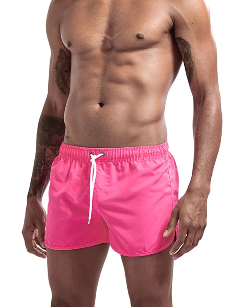 Quick Dry Beach Shorts with Drawstring