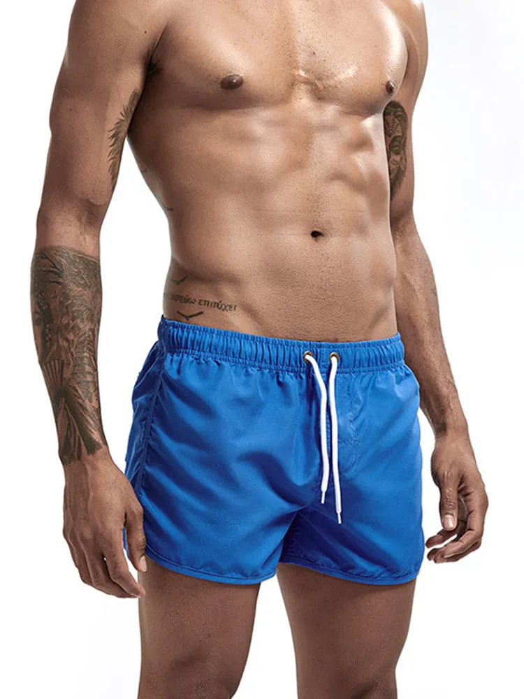 Quick Dry Beach Shorts with Drawstring