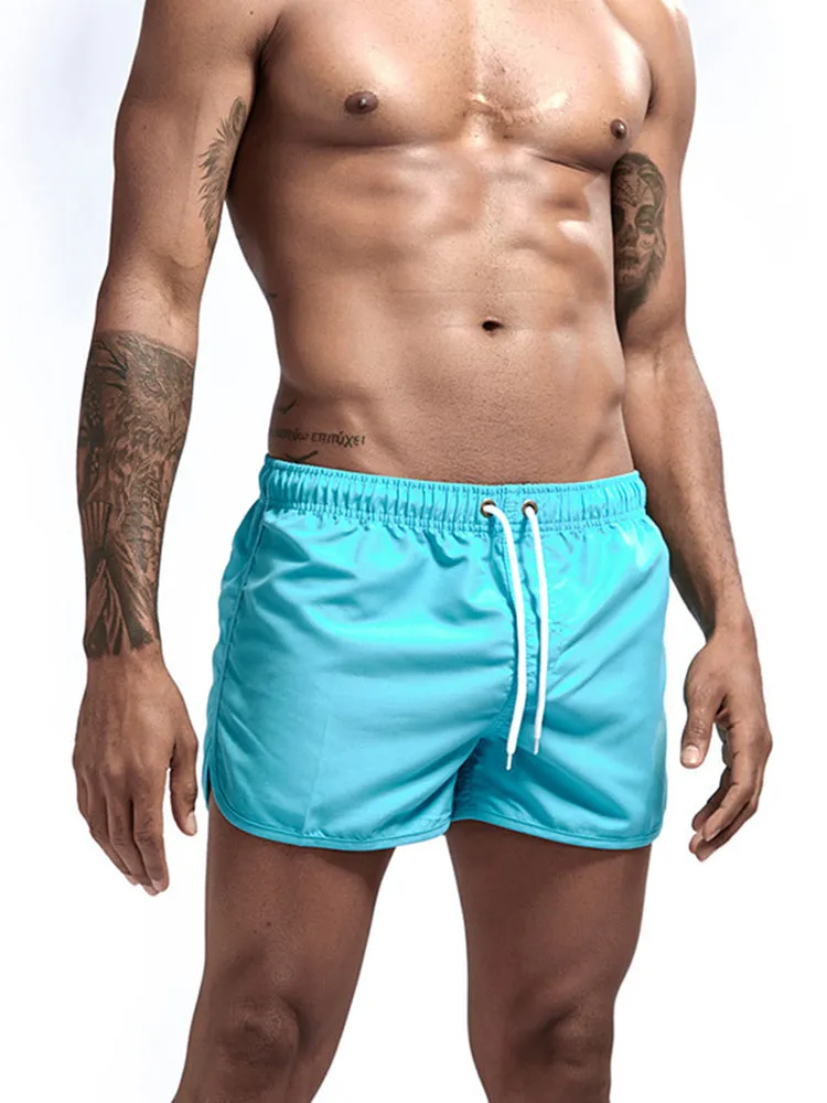 Quick Dry Beach Shorts with Drawstring