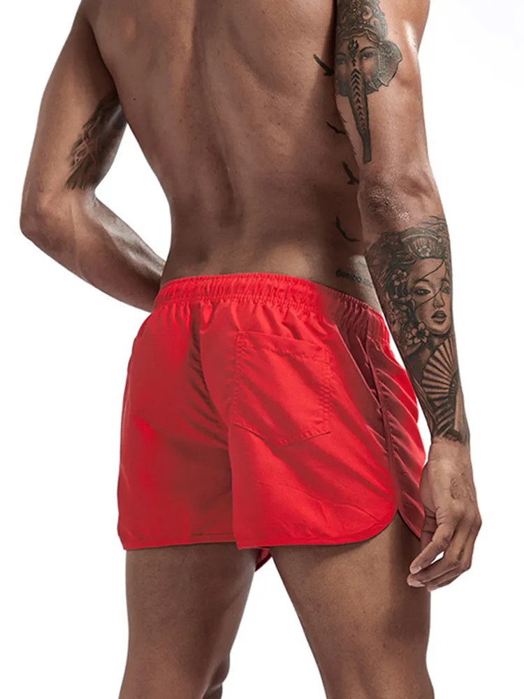 Quick Dry Beach Shorts with Drawstring