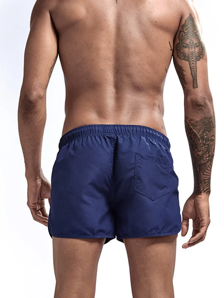 Quick Dry Beach Shorts with Drawstring