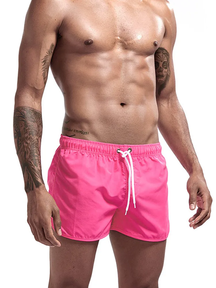 Quick Dry Beach Shorts with Drawstring
