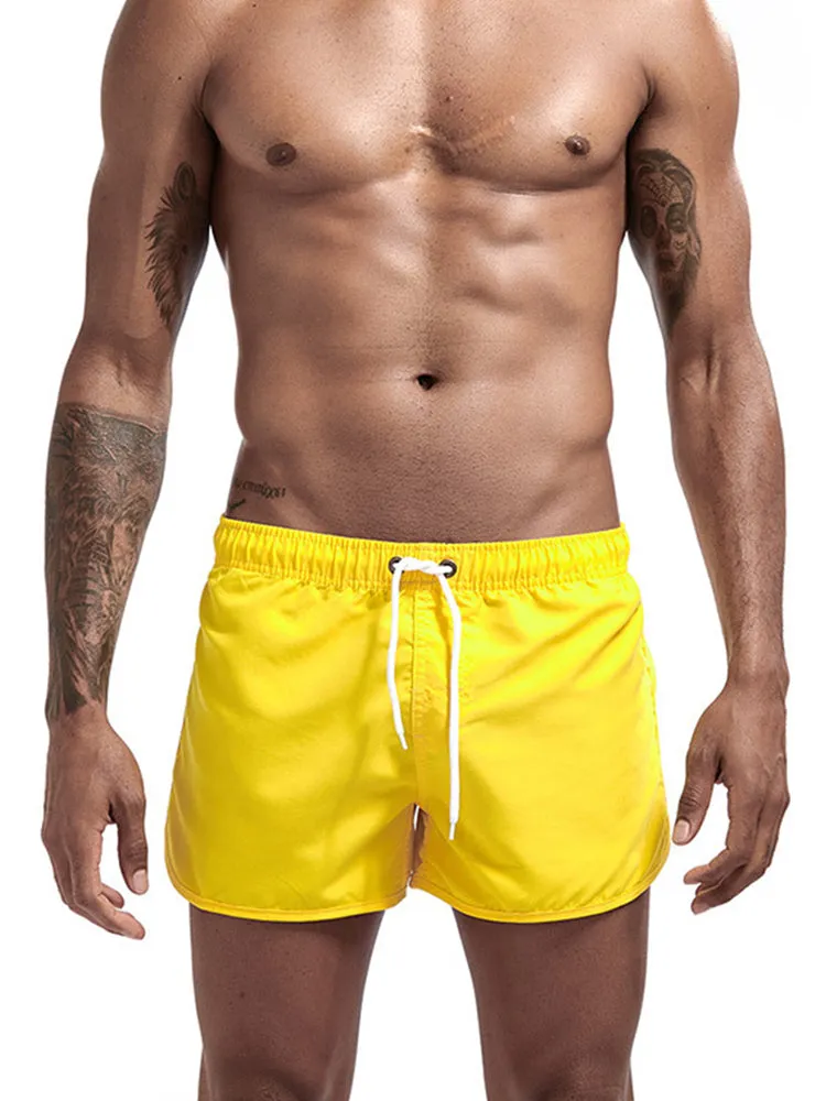 Quick Dry Beach Shorts with Drawstring