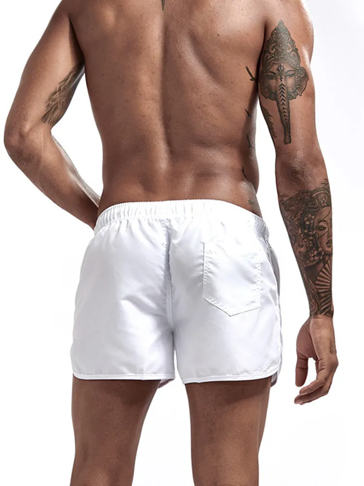 Quick Dry Beach Shorts with Drawstring