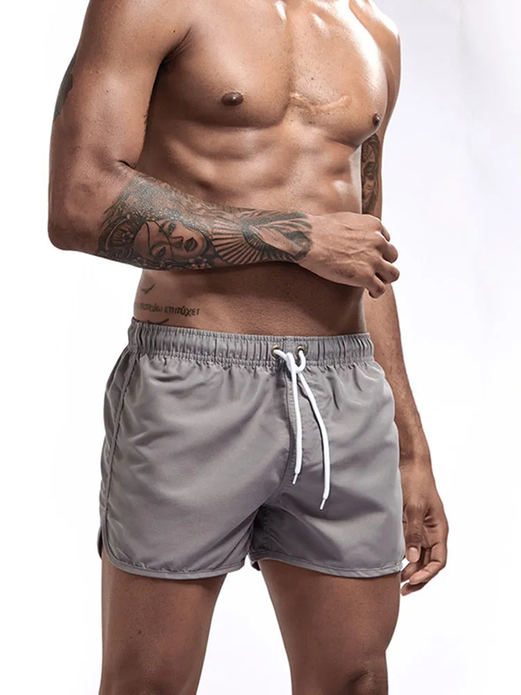 Quick Dry Beach Shorts with Drawstring