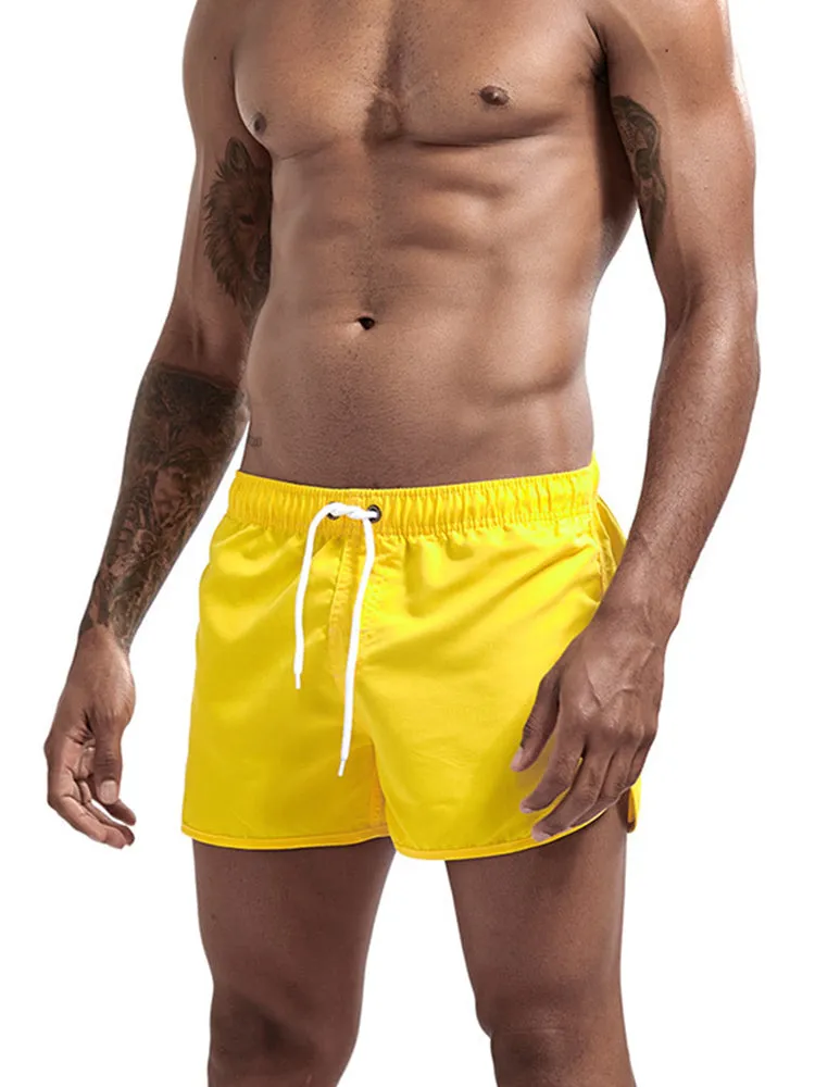 Quick Dry Beach Shorts with Drawstring