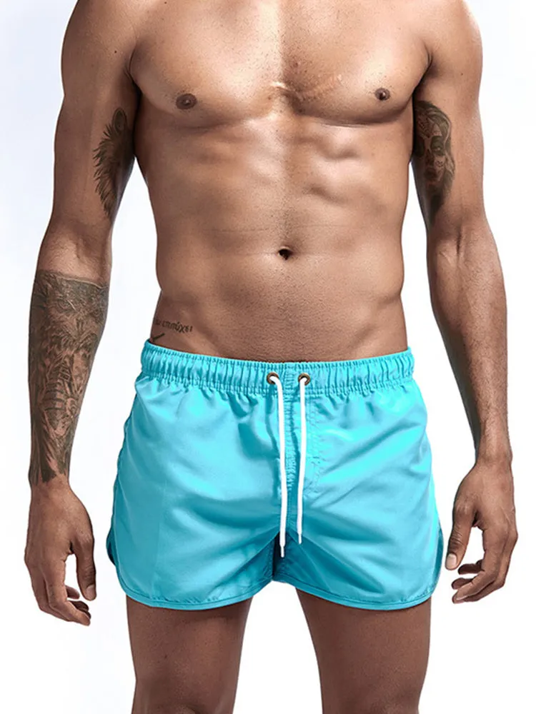 Quick Dry Beach Shorts with Drawstring