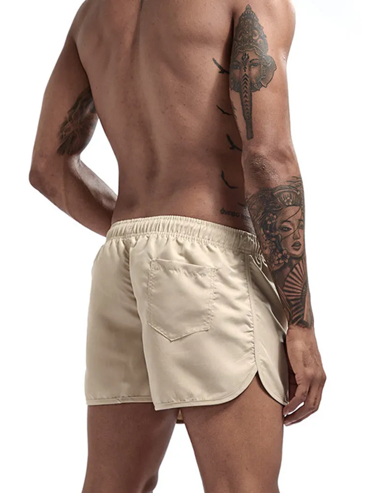 Quick Dry Beach Shorts with Drawstring