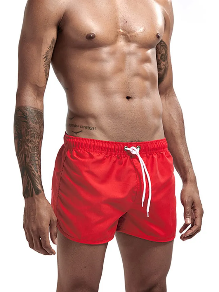 Quick Dry Beach Shorts with Drawstring