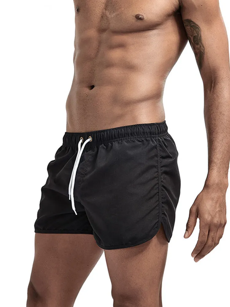 Quick Dry Beach Shorts with Drawstring