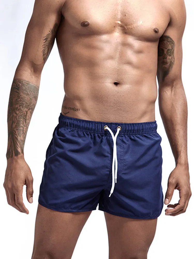 Quick Dry Beach Shorts with Drawstring
