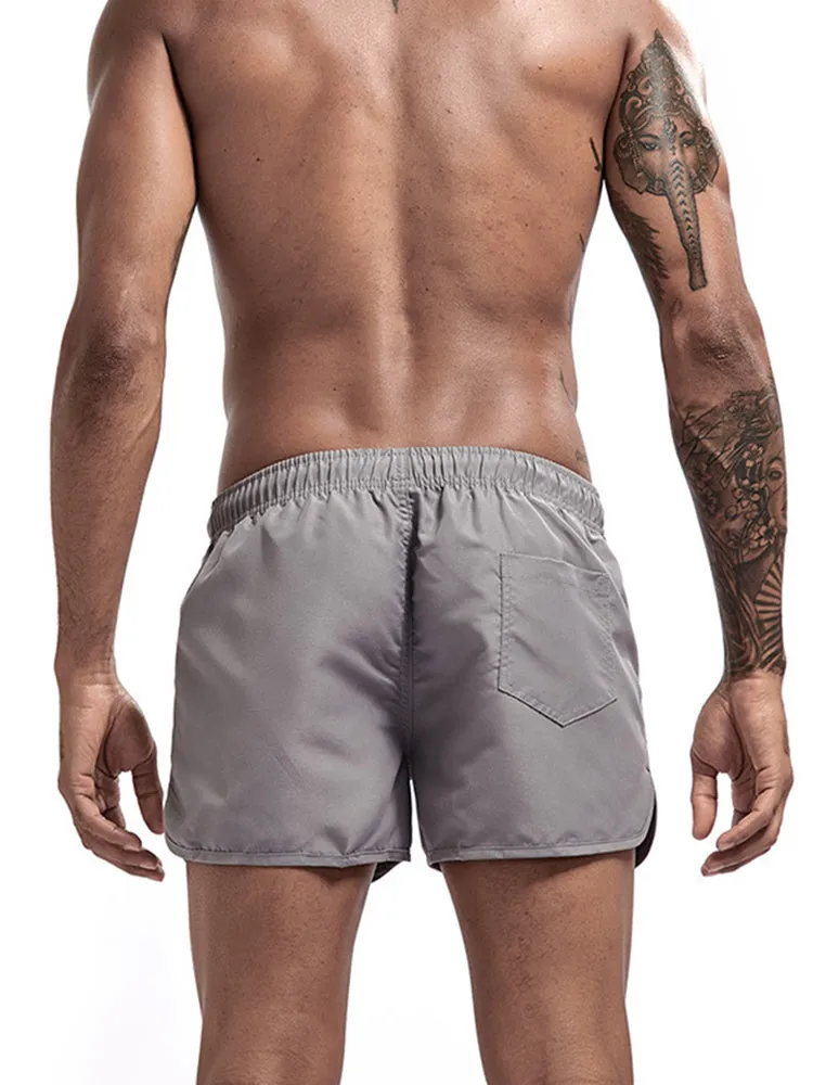 Quick Dry Beach Shorts with Drawstring