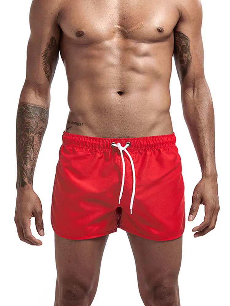 Quick Dry Beach Shorts with Drawstring