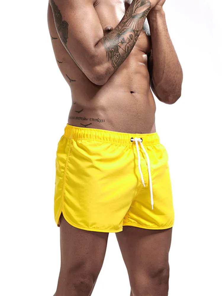 Quick Dry Beach Shorts with Drawstring