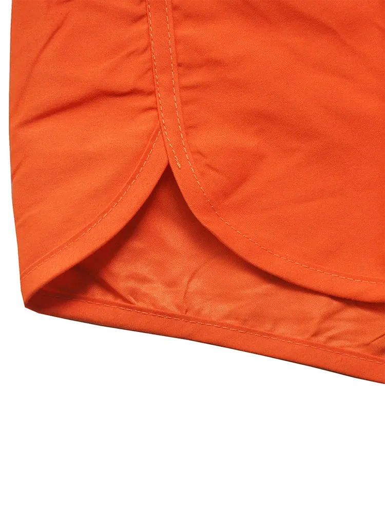 Quick Dry Beach Shorts with Drawstring