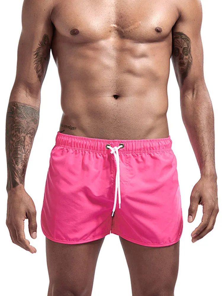 Quick Dry Beach Shorts with Drawstring