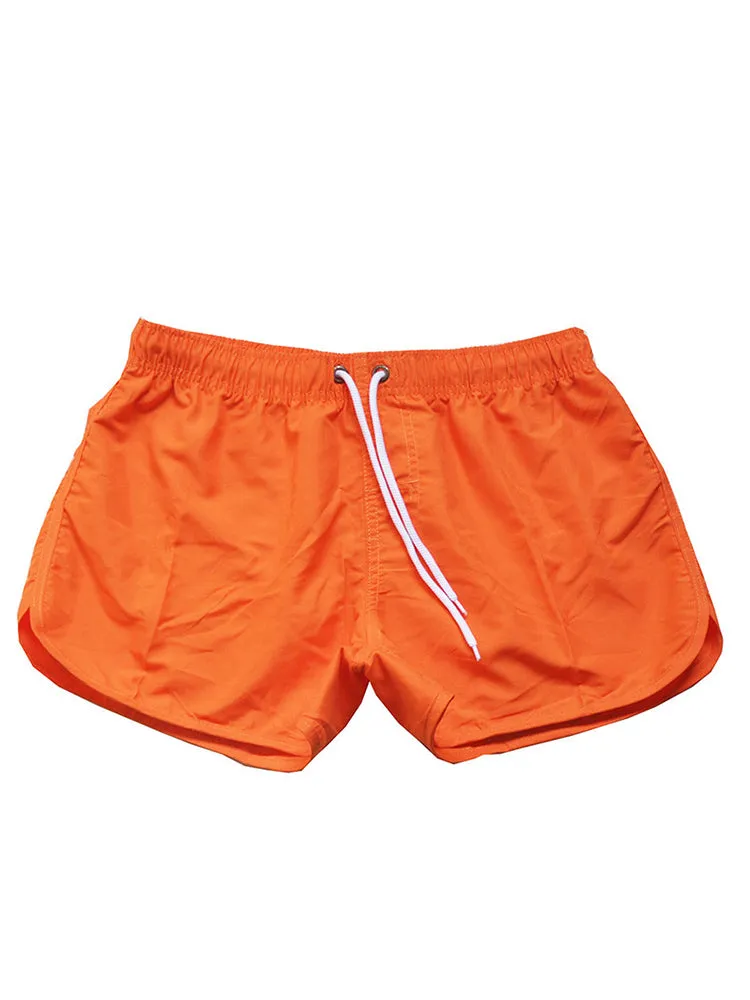 Quick Dry Beach Shorts with Drawstring