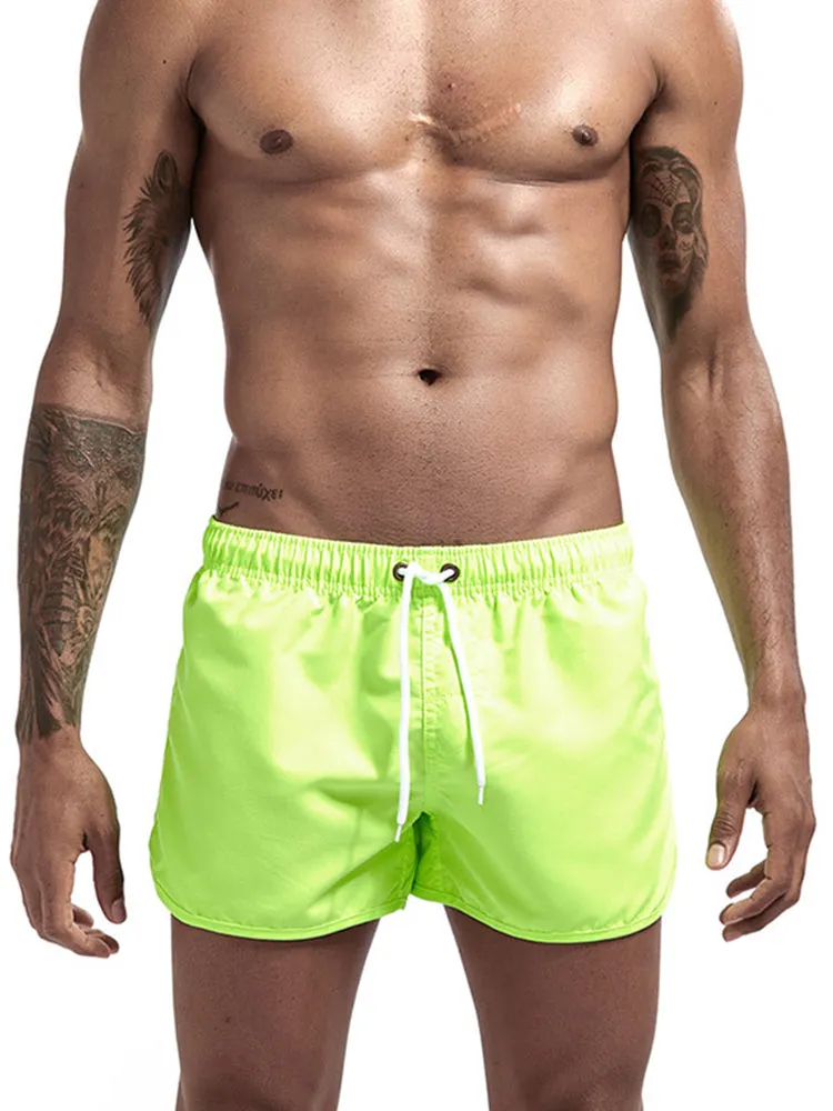 Quick Dry Beach Shorts with Drawstring