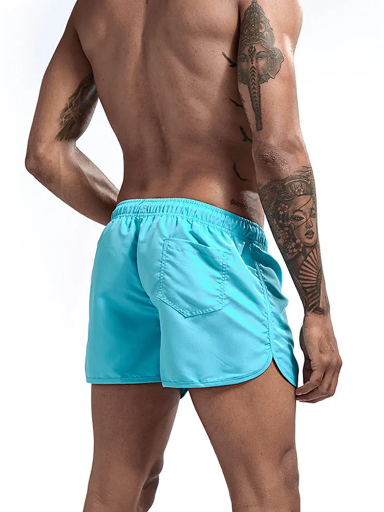 Quick Dry Beach Shorts with Drawstring