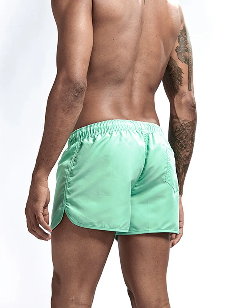 Quick Dry Beach Shorts with Drawstring
