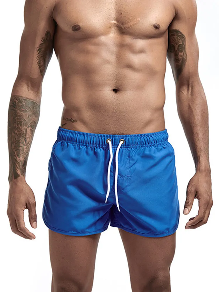 Quick Dry Beach Shorts with Drawstring