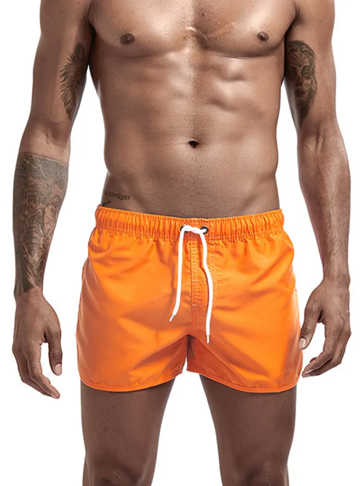 Quick Dry Beach Shorts with Drawstring