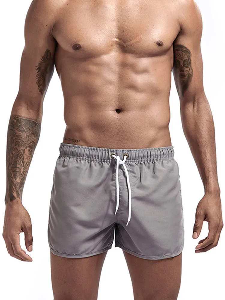 Quick Dry Beach Shorts with Drawstring